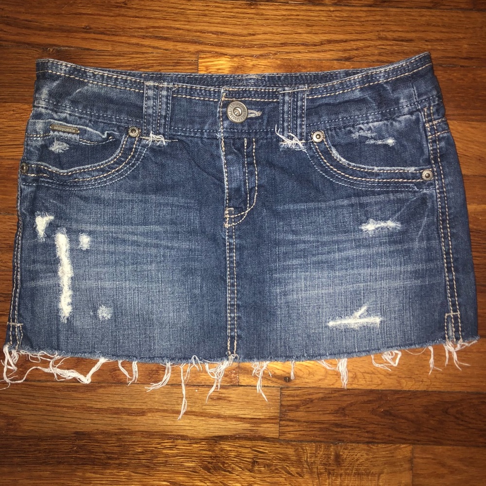 Aeropostale distressed mini skirt